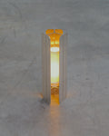 Petite Lampe en Inox Allumé 
