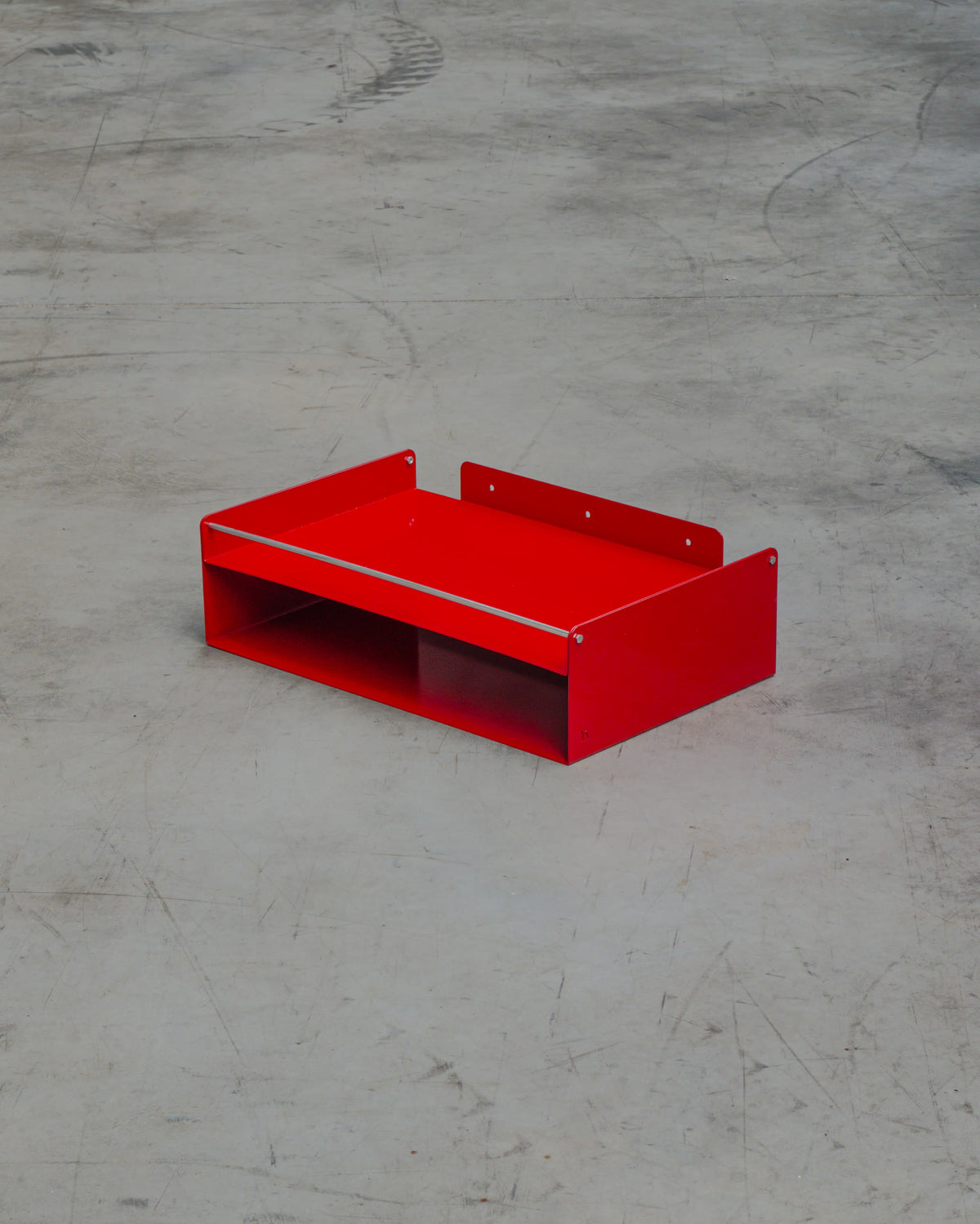 Table de nuit Cobalt en Rouge