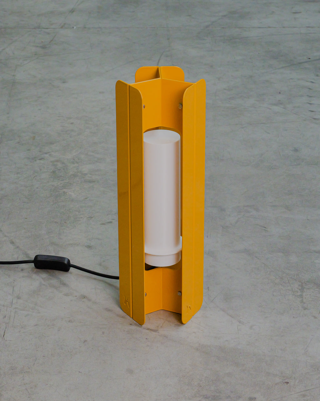 Grande Lampe en Jaune