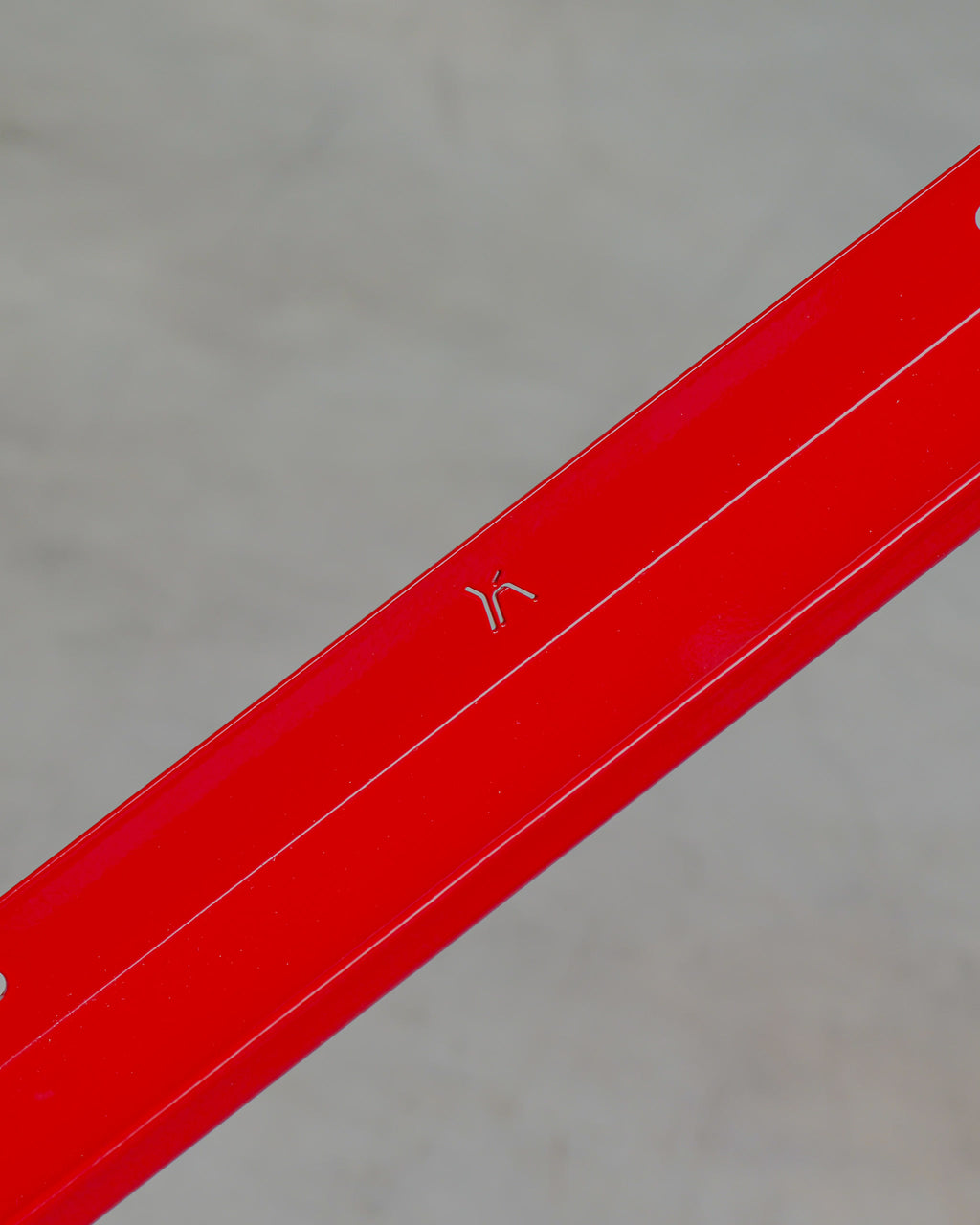 Porte-vinyle en Rouge