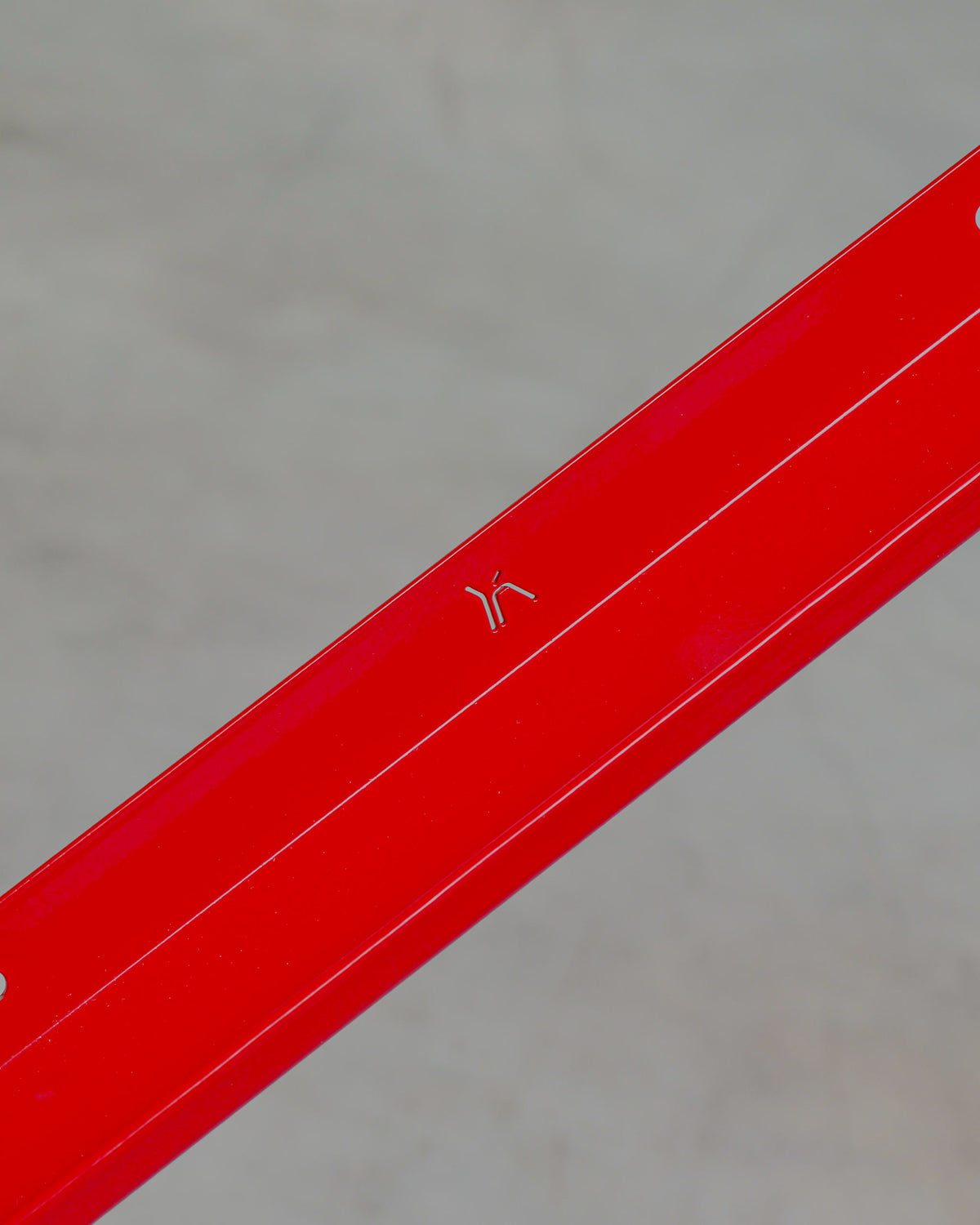 Porte-vinyle en Rouge