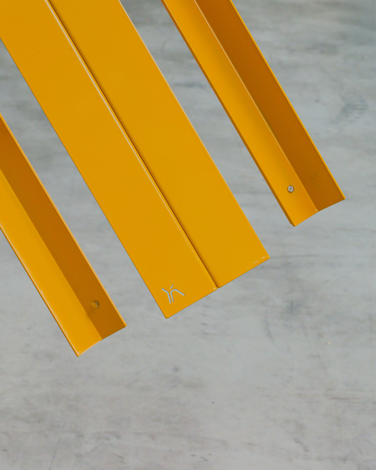 Tabouret Cobalt en Jaune